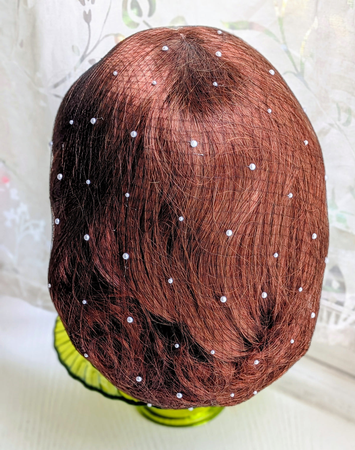 Custom pearl hair net