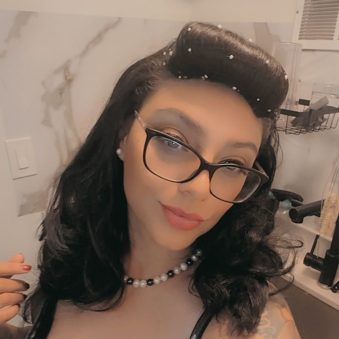 Custom pearl hair net